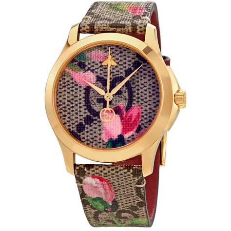 gucci flower watch|authentic gucci watches.